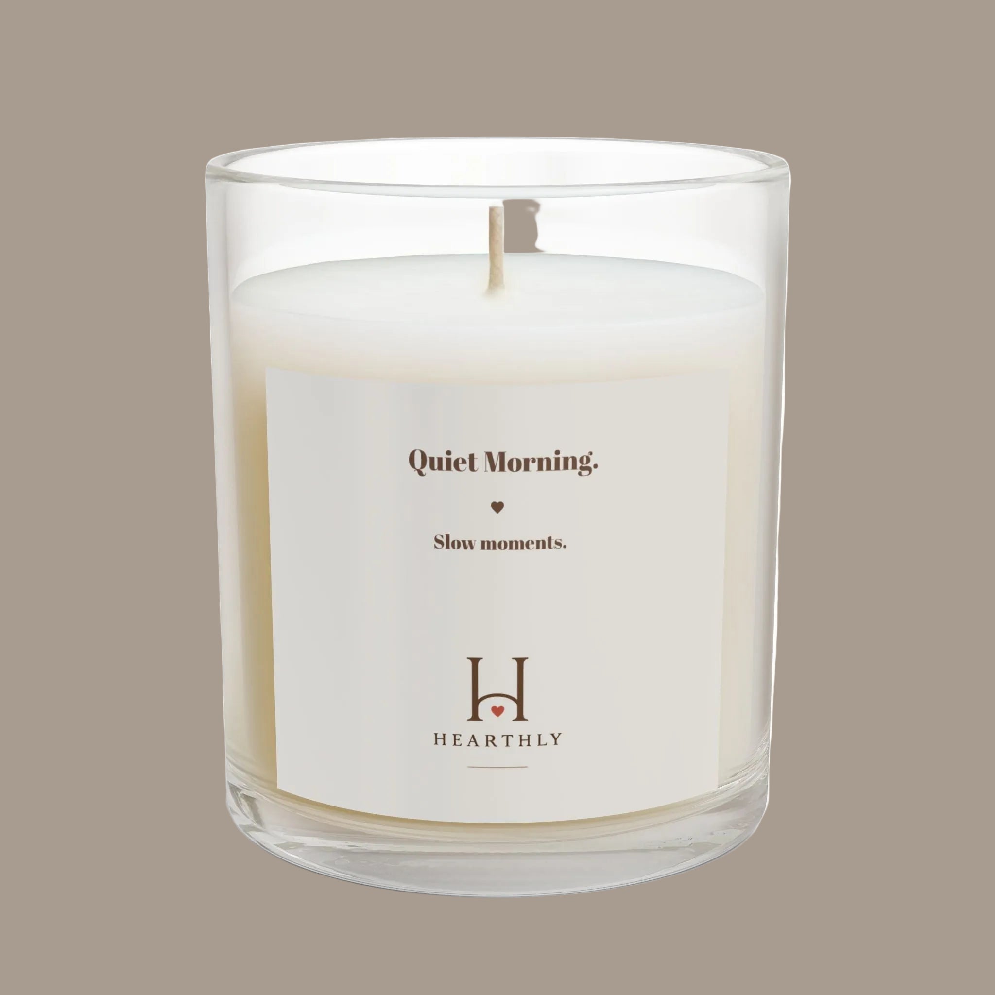 Quiet Morning. Scented Soy Candle