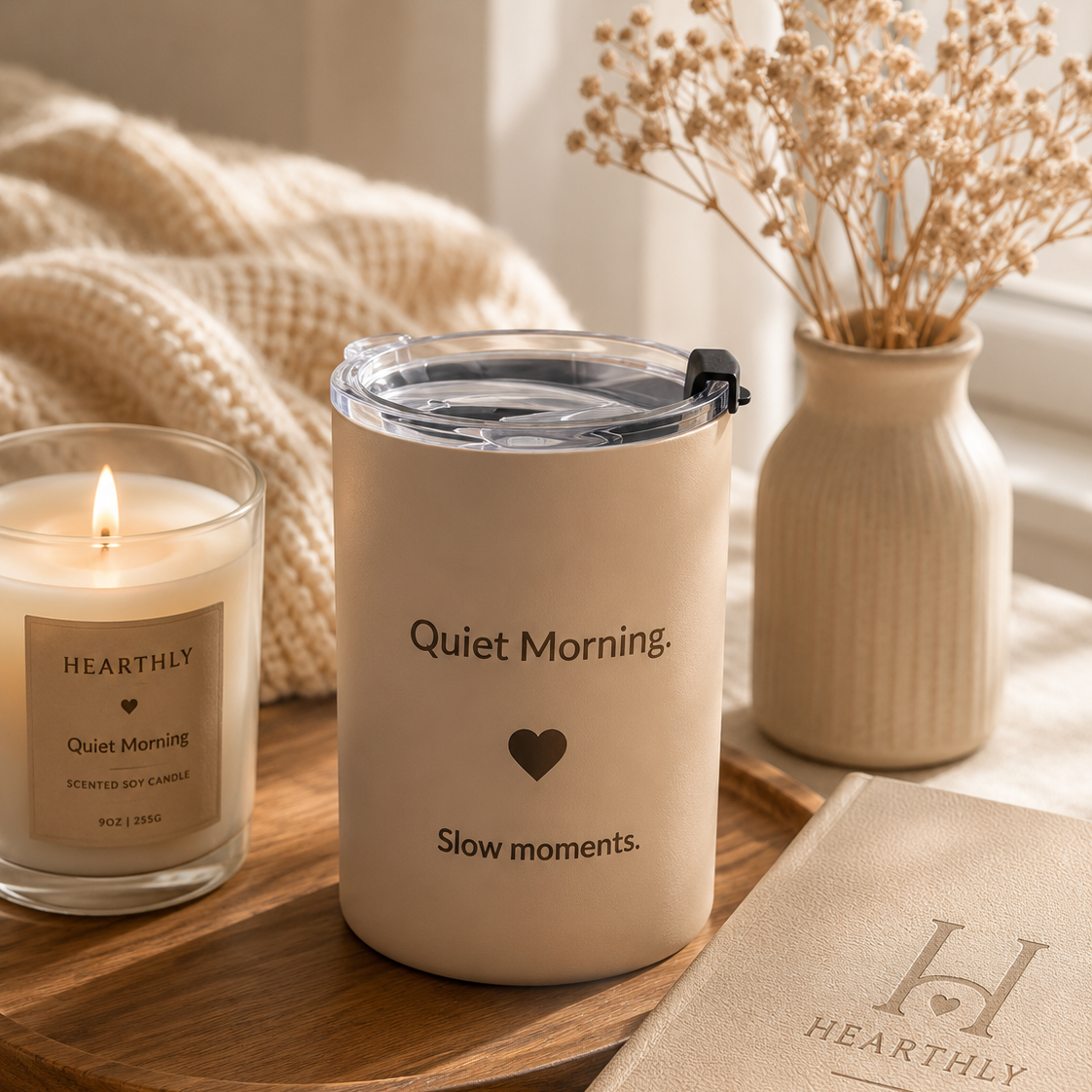 Quiet Morning. Travel Tumbler