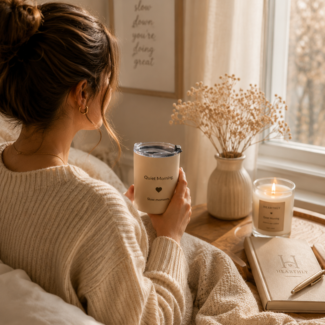 Quiet Morning. Travel Tumbler