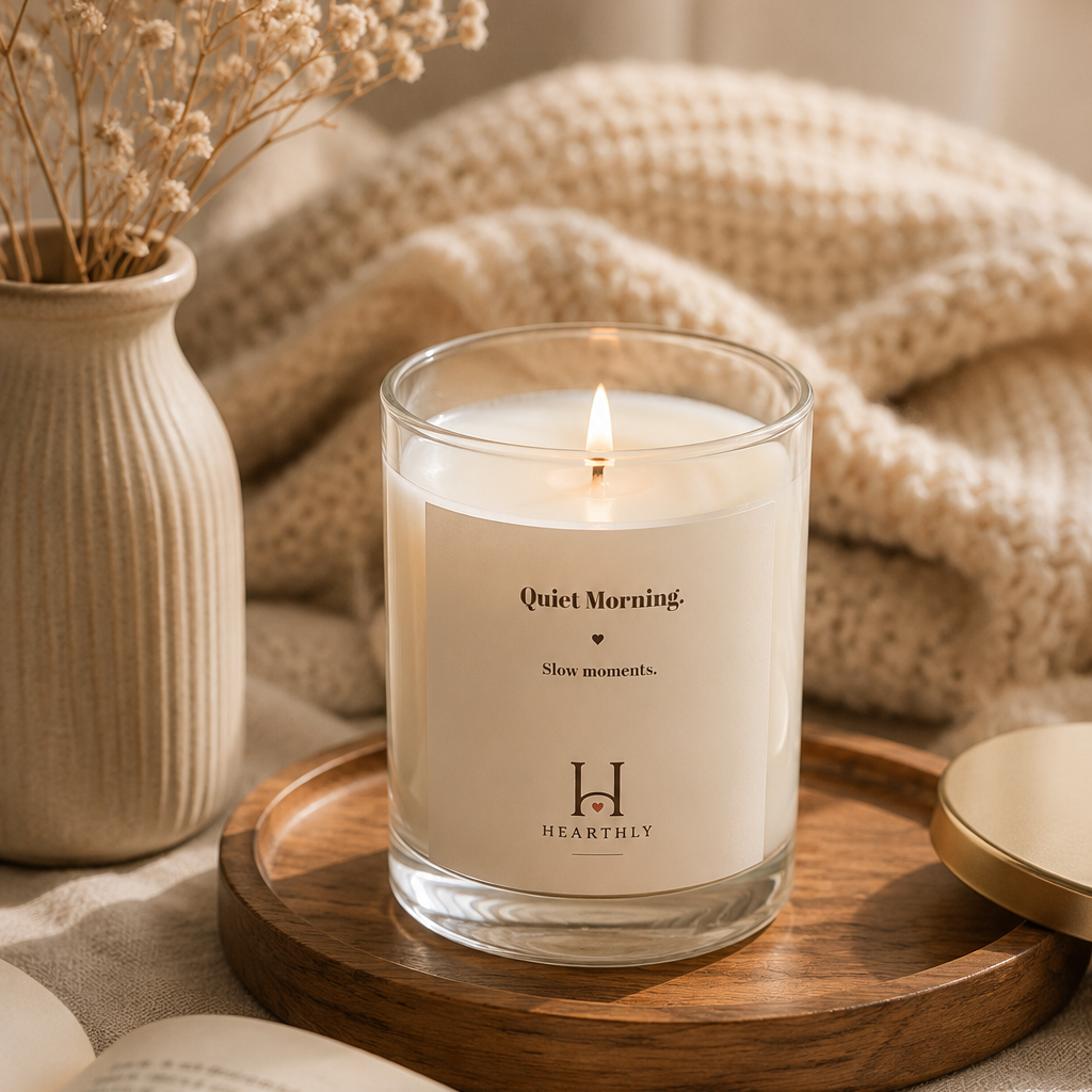 Quiet Morning. Scented Soy Candle